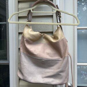 Made in Italy, Genuine Leather Hobo bag, Excellent Condition